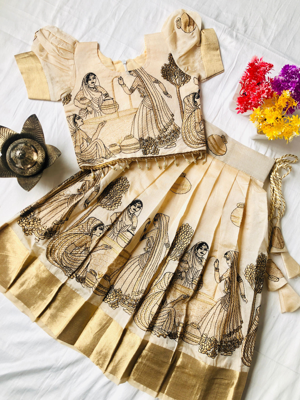Vintage Kids Lehenga