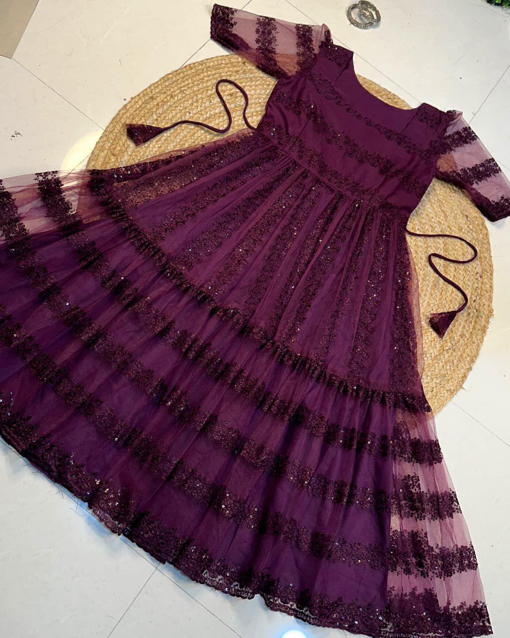 Sequin Work Frocks