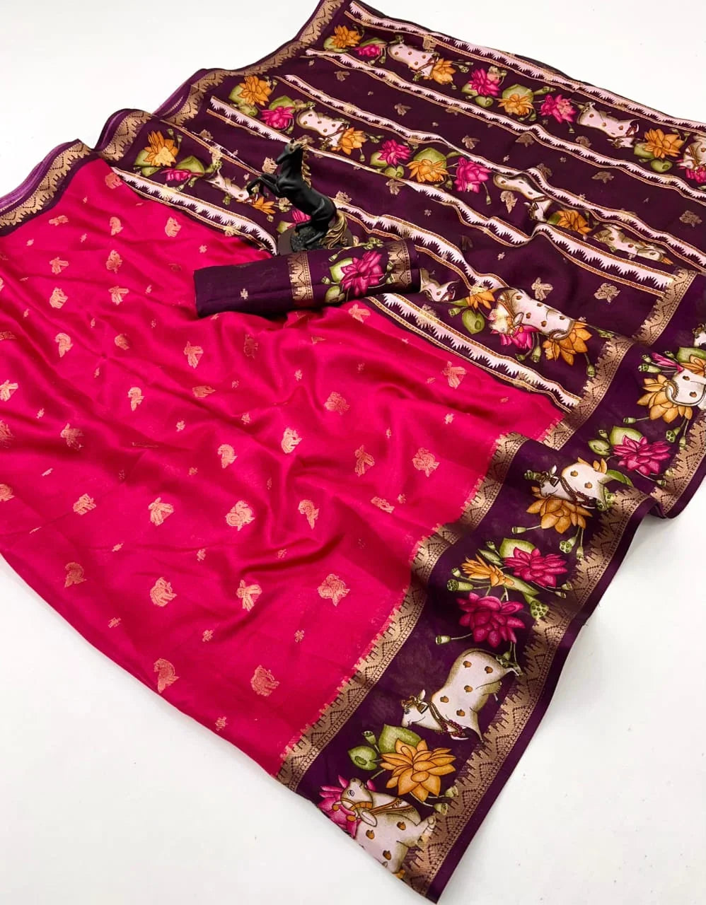 Premium Semi Viscose Silk Saree