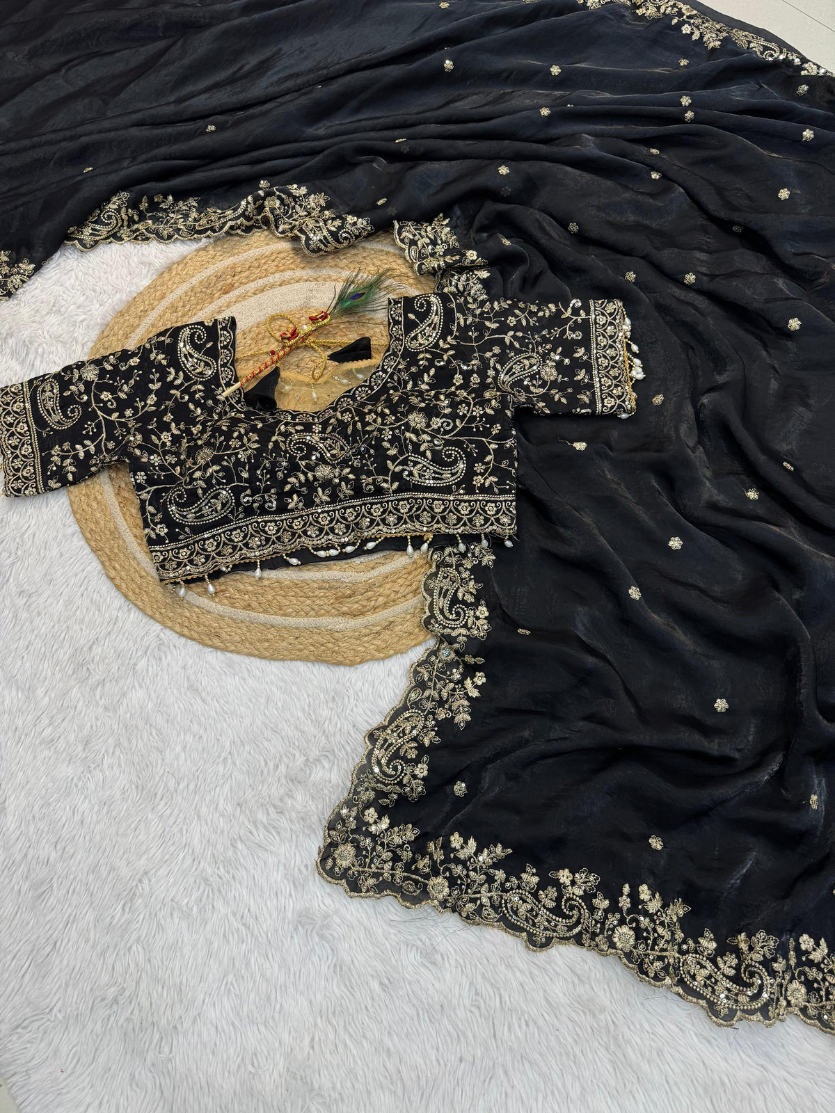 Premium Space Silk Sarees