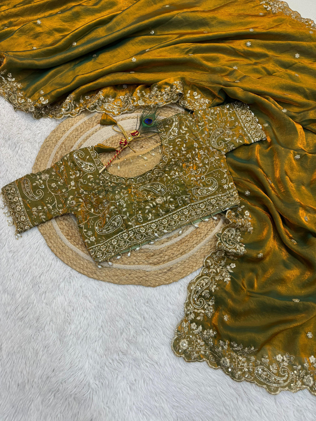 Premium Space Silk Sarees