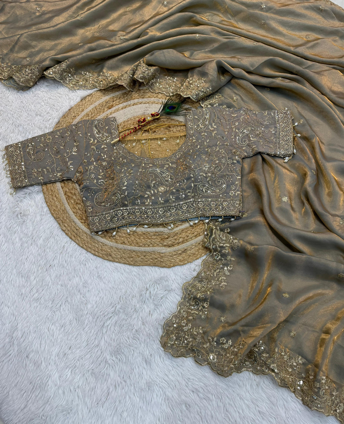 Premium Space Silk Sarees