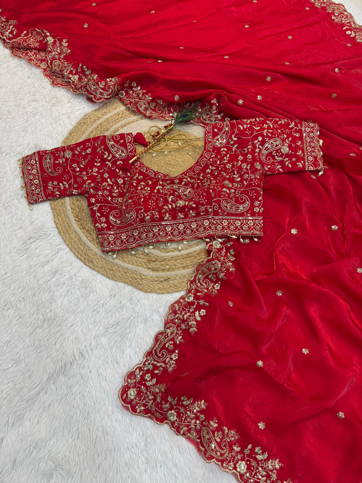 Premium Space Silk Sarees