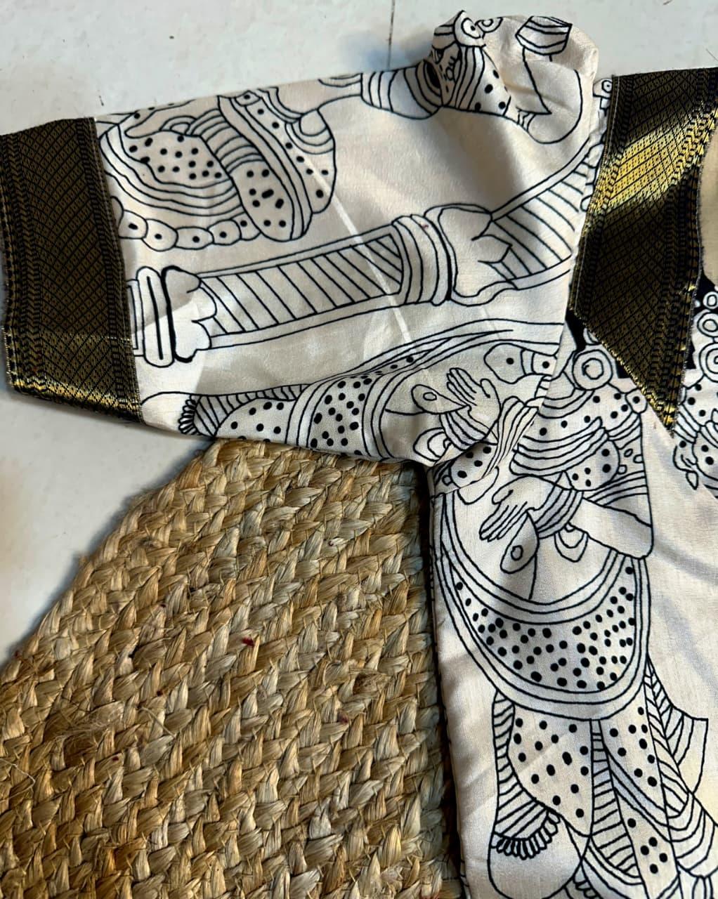 Ritu Kalamkari Anarkali Dress