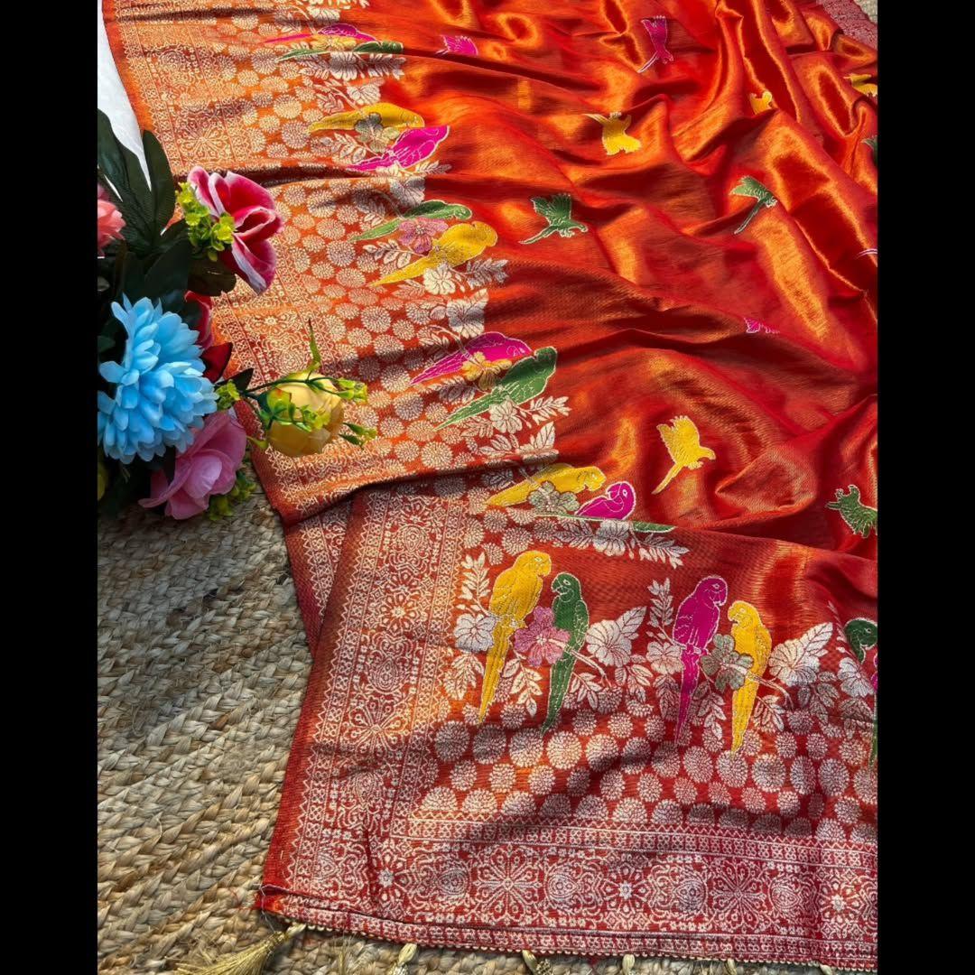 Tissue Silk Weaving Sarees