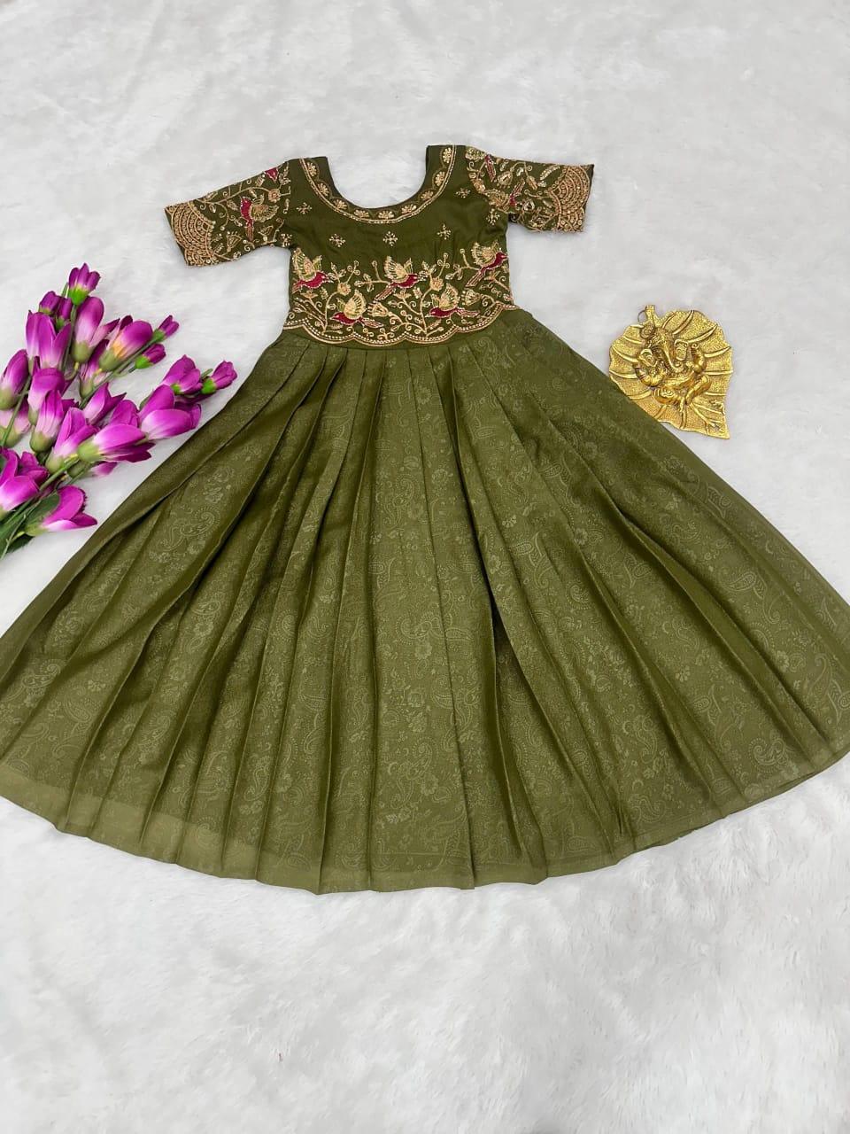 Georgette Silk Gown