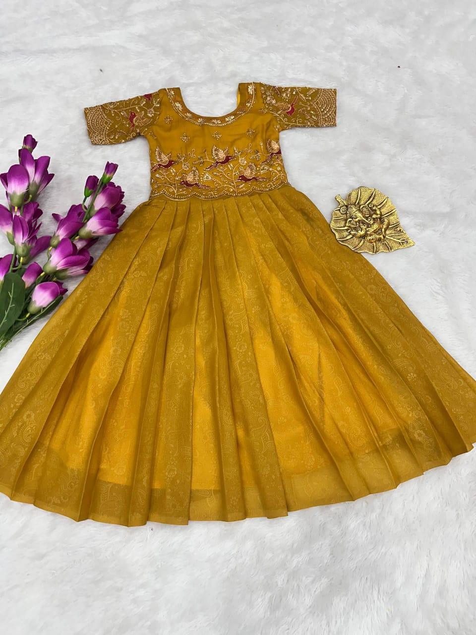 Georgette Silk Gown
