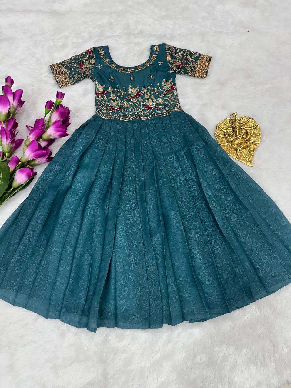Georgette Silk Gown
