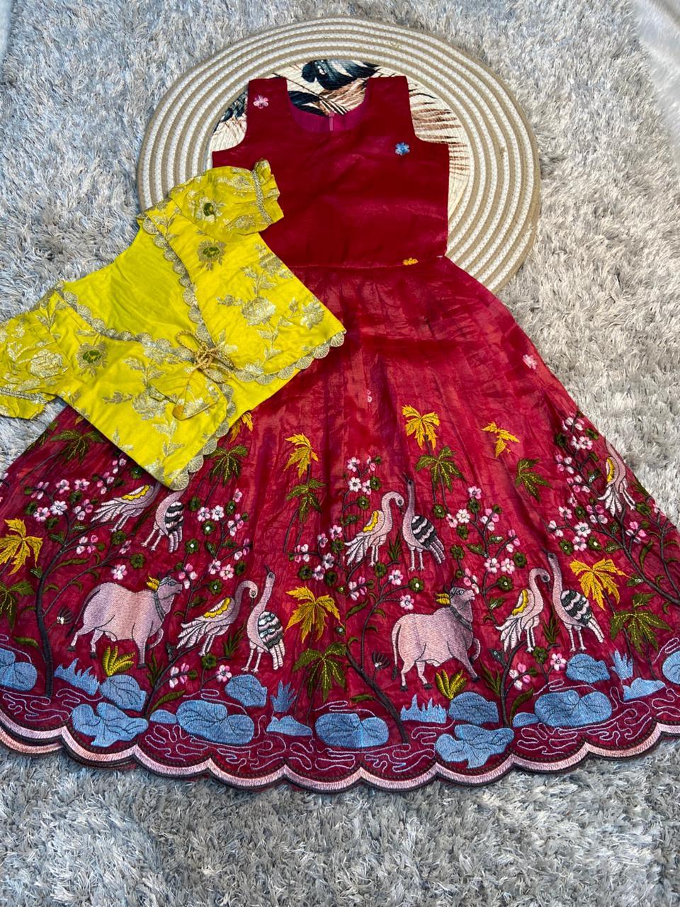 Soft Nylon Silk Gown with Coat
