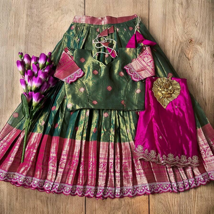 Simmer Silk Kids Lehenga Choli