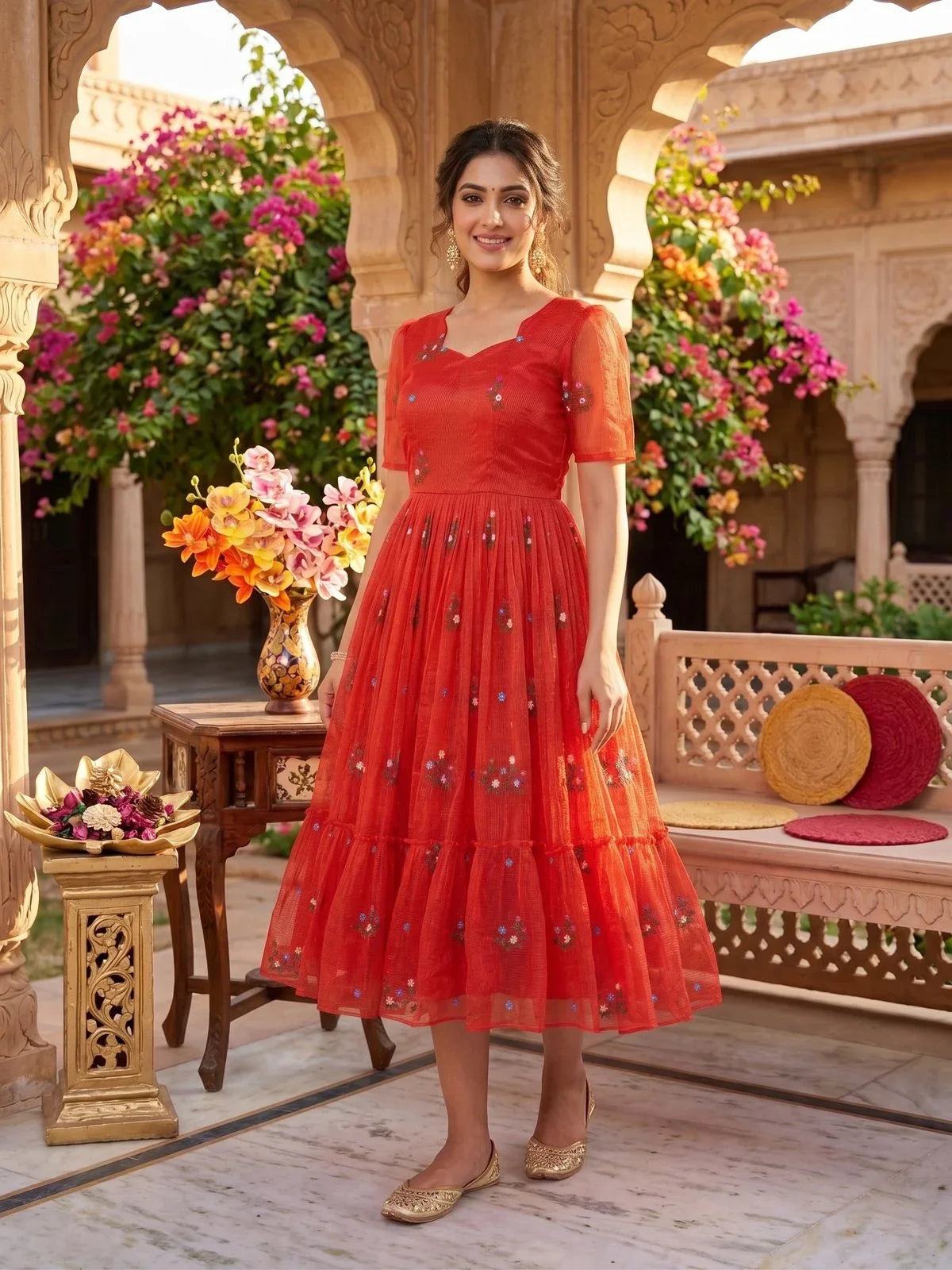 Summer Special Kota Checks Gown