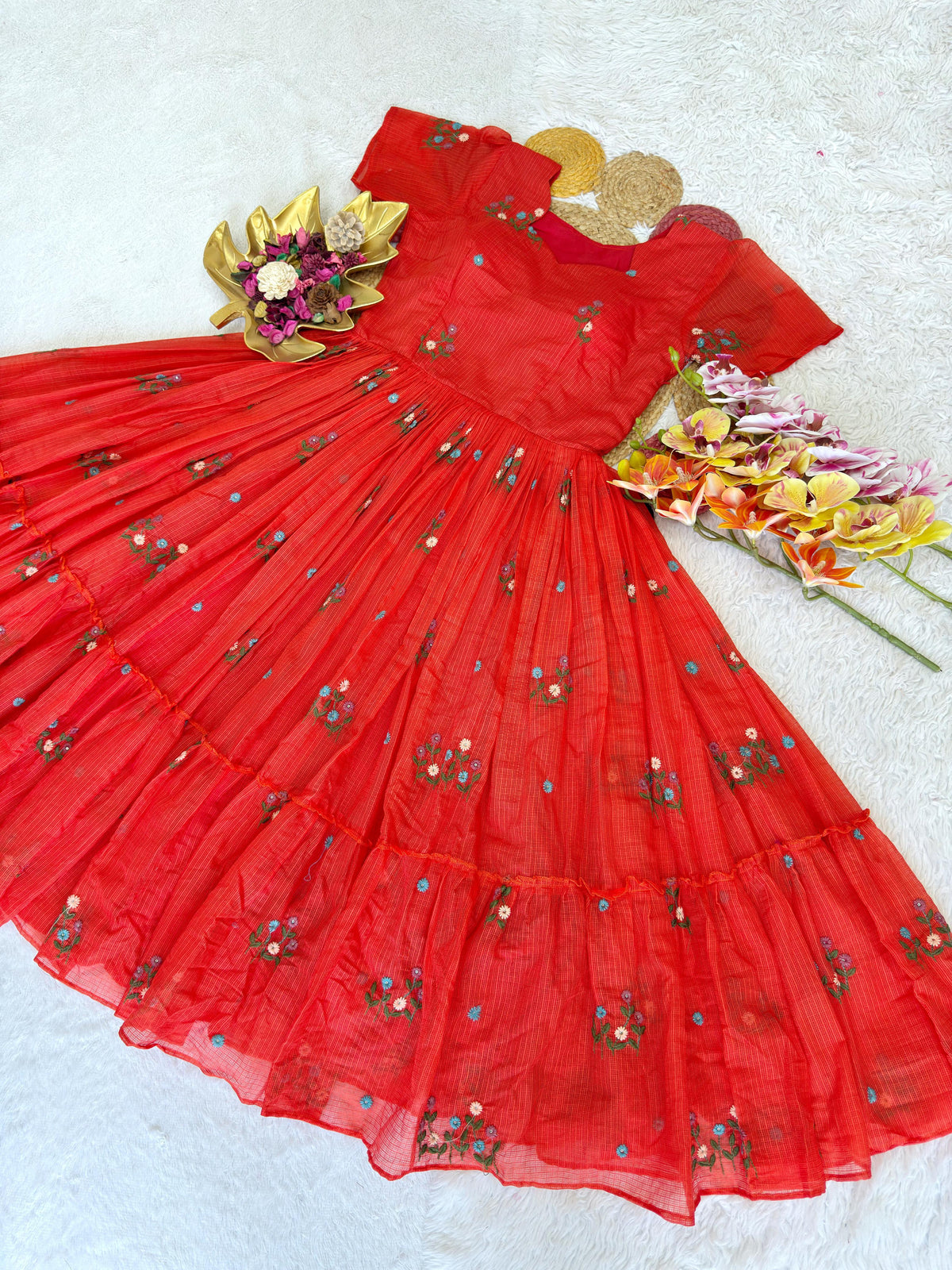 Summer Special Kota Checks Gown