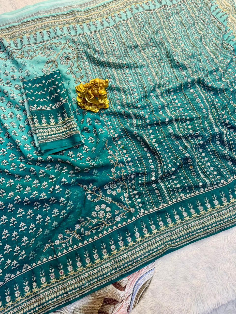 Soft Fox Georgette Saree