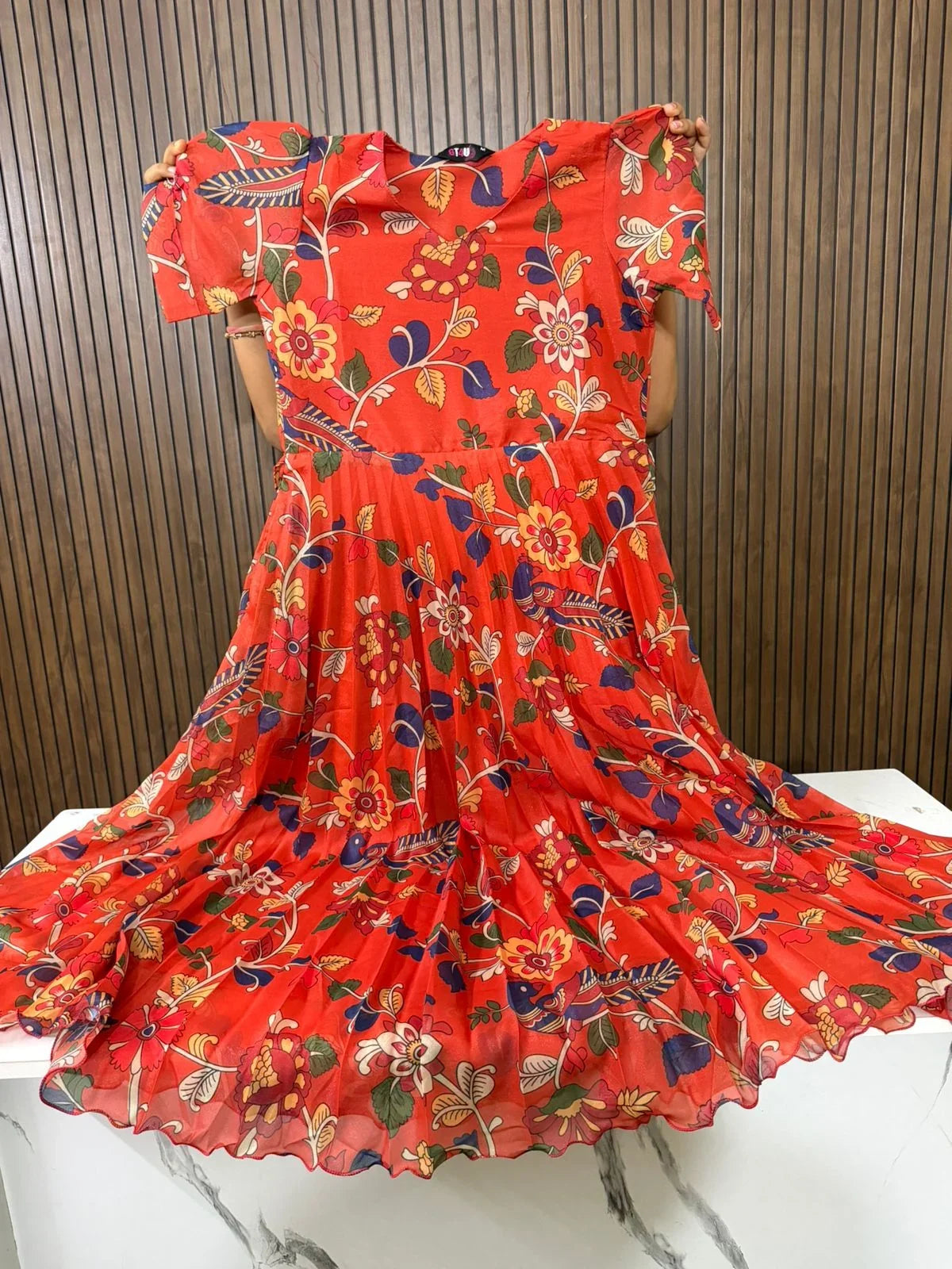 Imported Shimmer Georgette Frocks