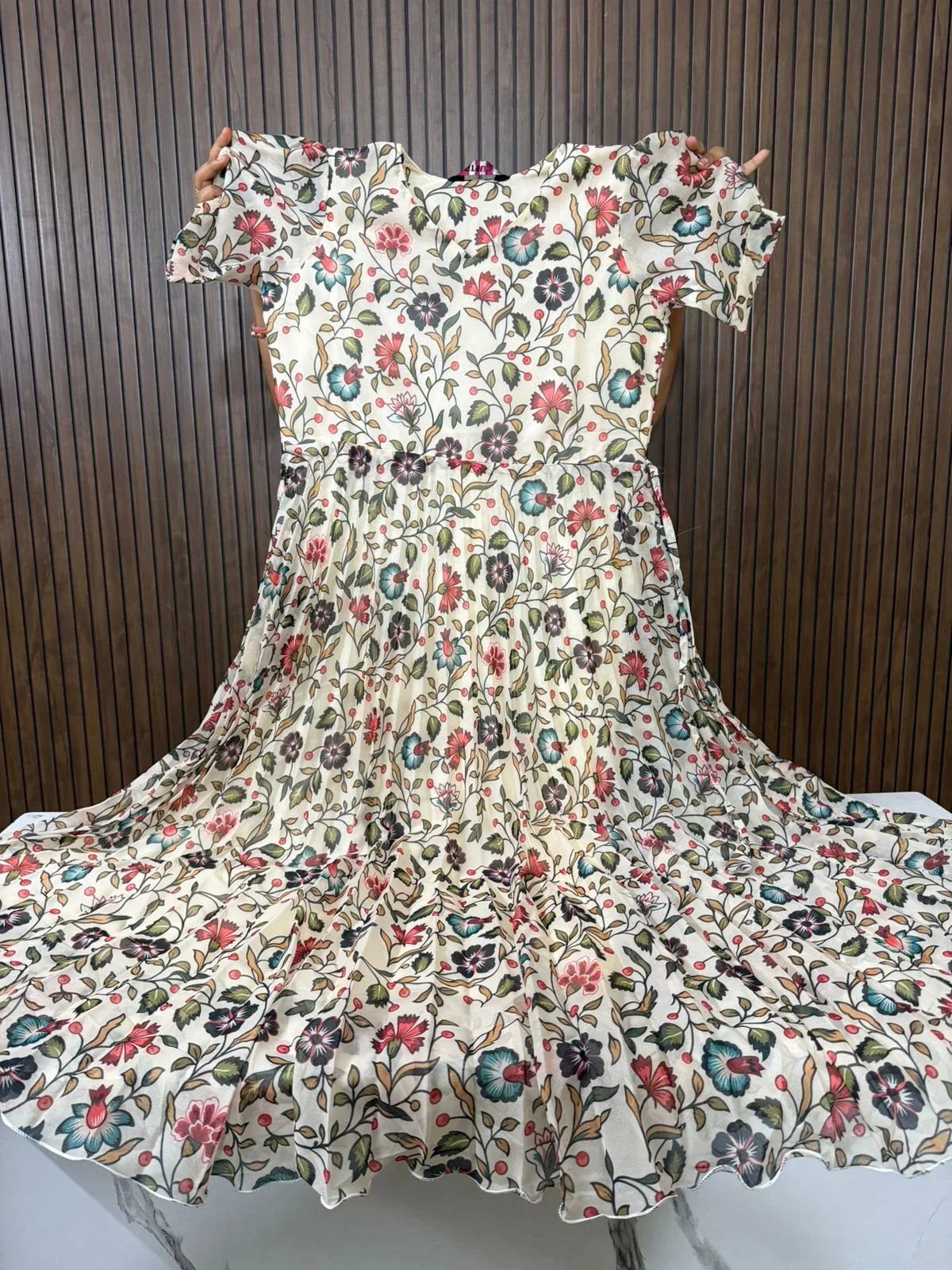 Imported Shimmer Georgette Frocks