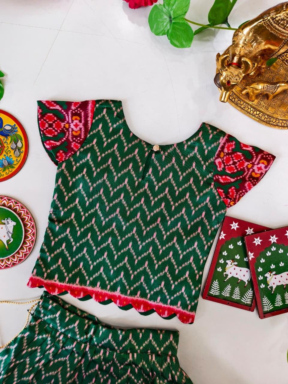 Patola Silk Kids Lehenga