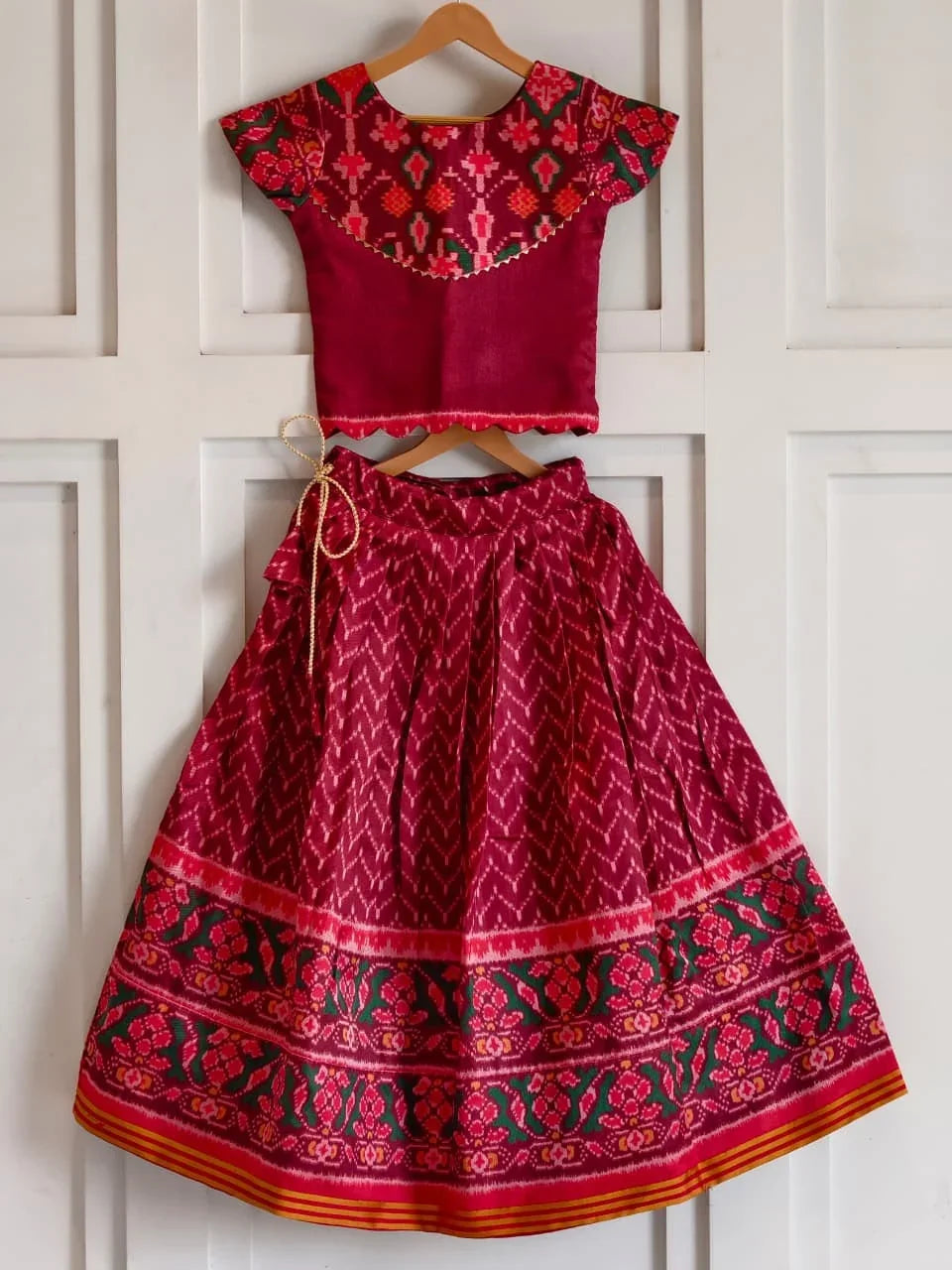 Patola Silk Kids Lehenga
