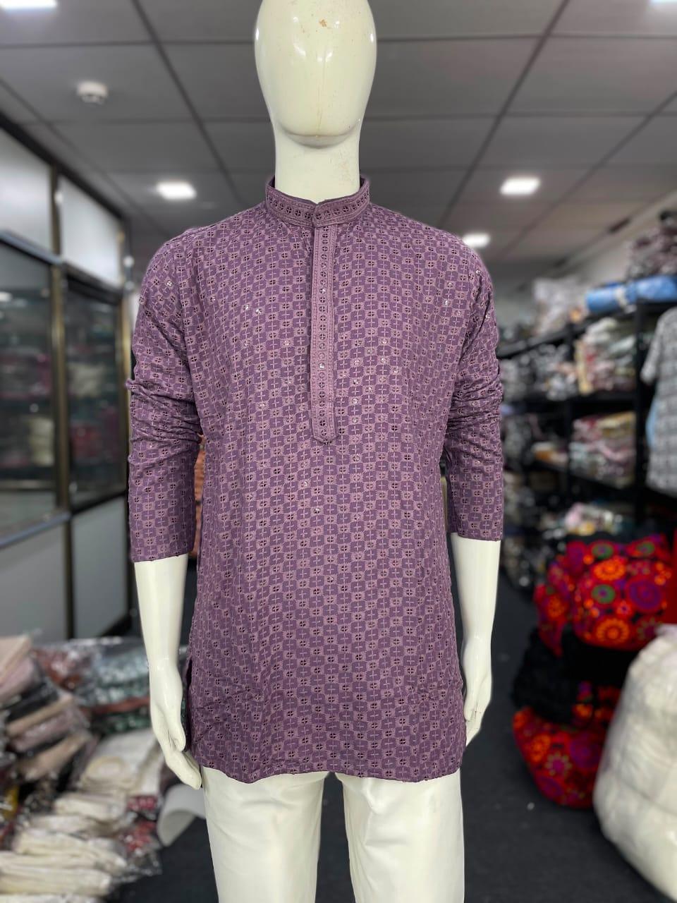 Mens Short Kurta