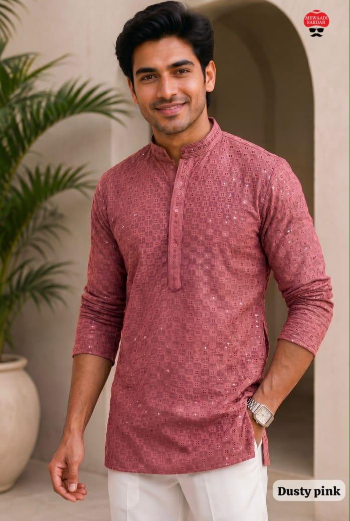 Mens Short Kurta