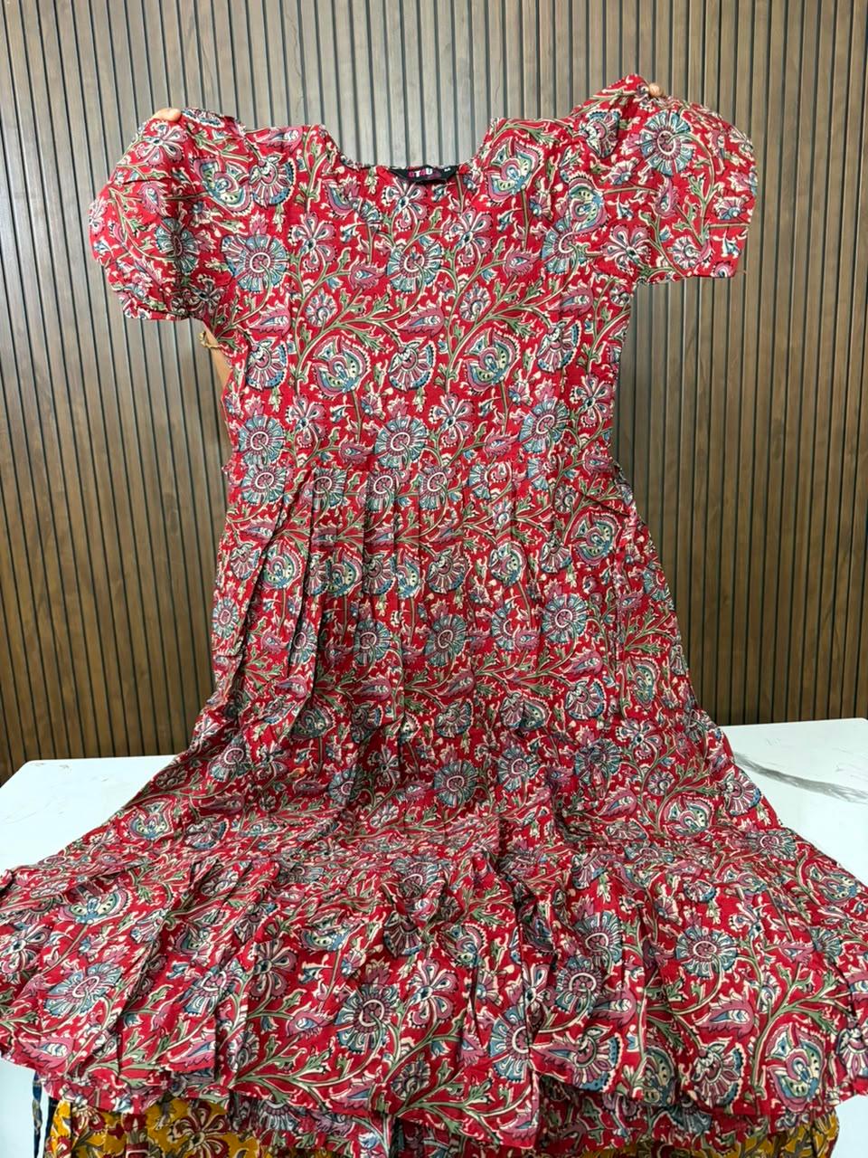 Pure Cotton Kalamkari Frocks