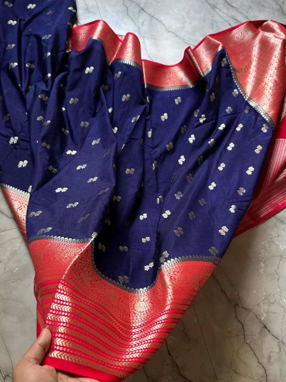 Banarasi Semi Georgette Dyed Sarees