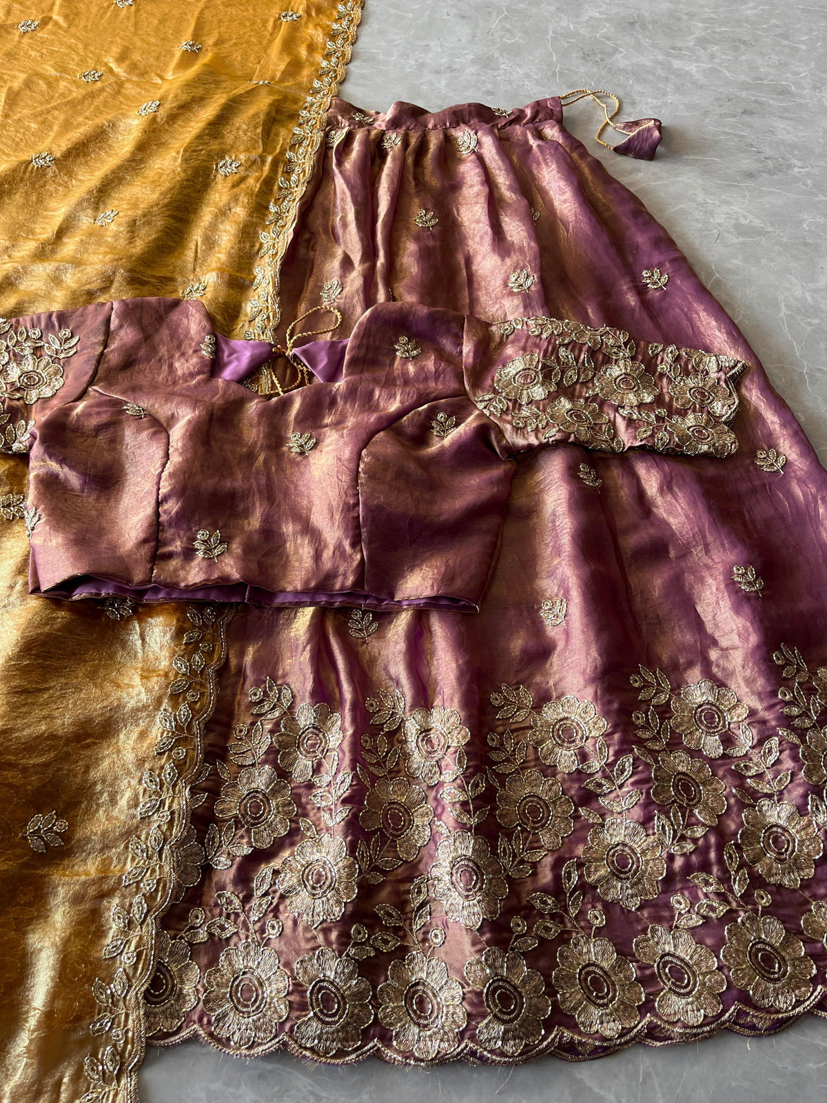 Space Silk Lehenga