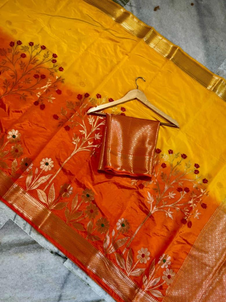 Banarasi Katan Saree