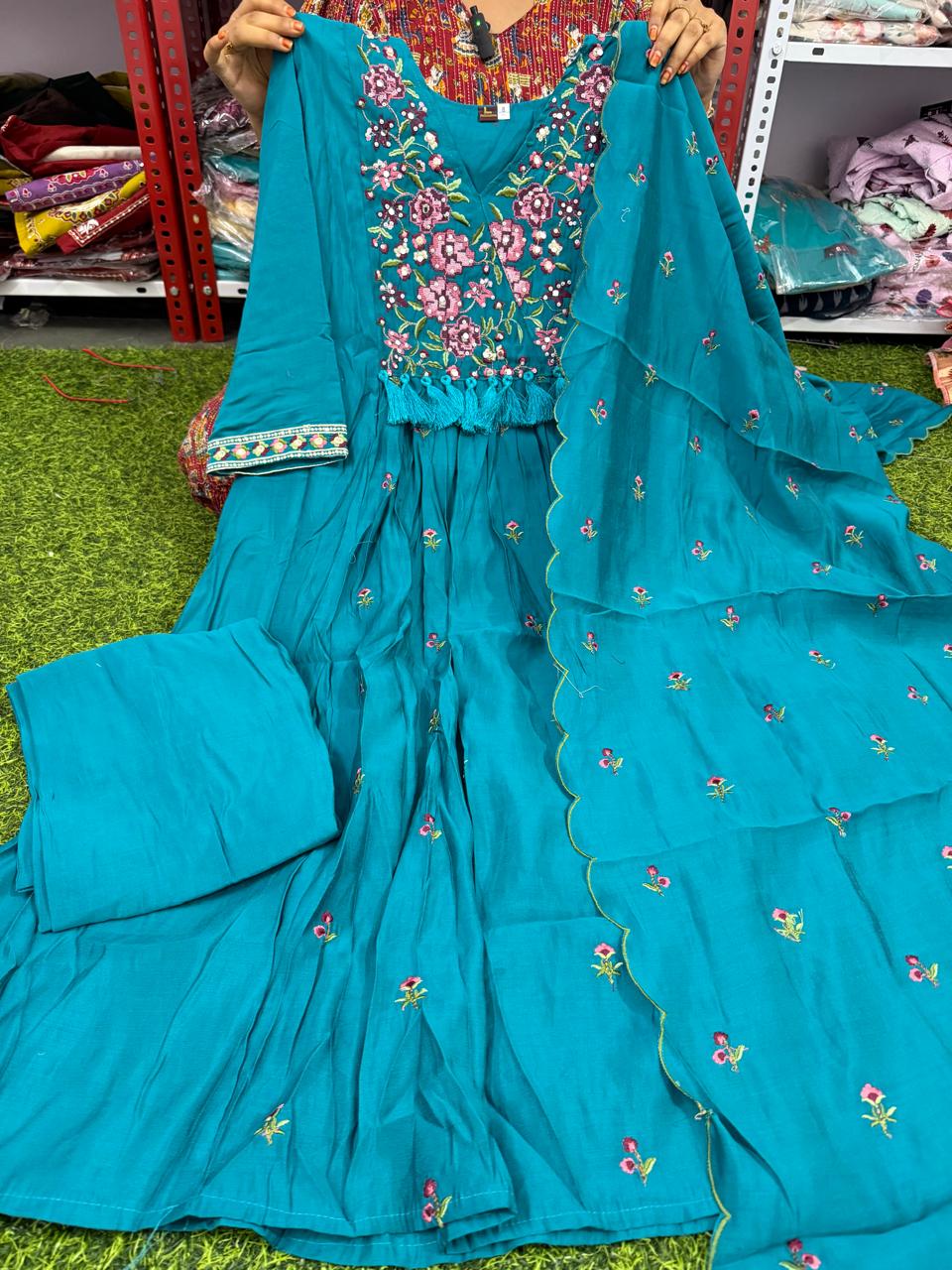 Mul Chanderi 3 Pieces Sets