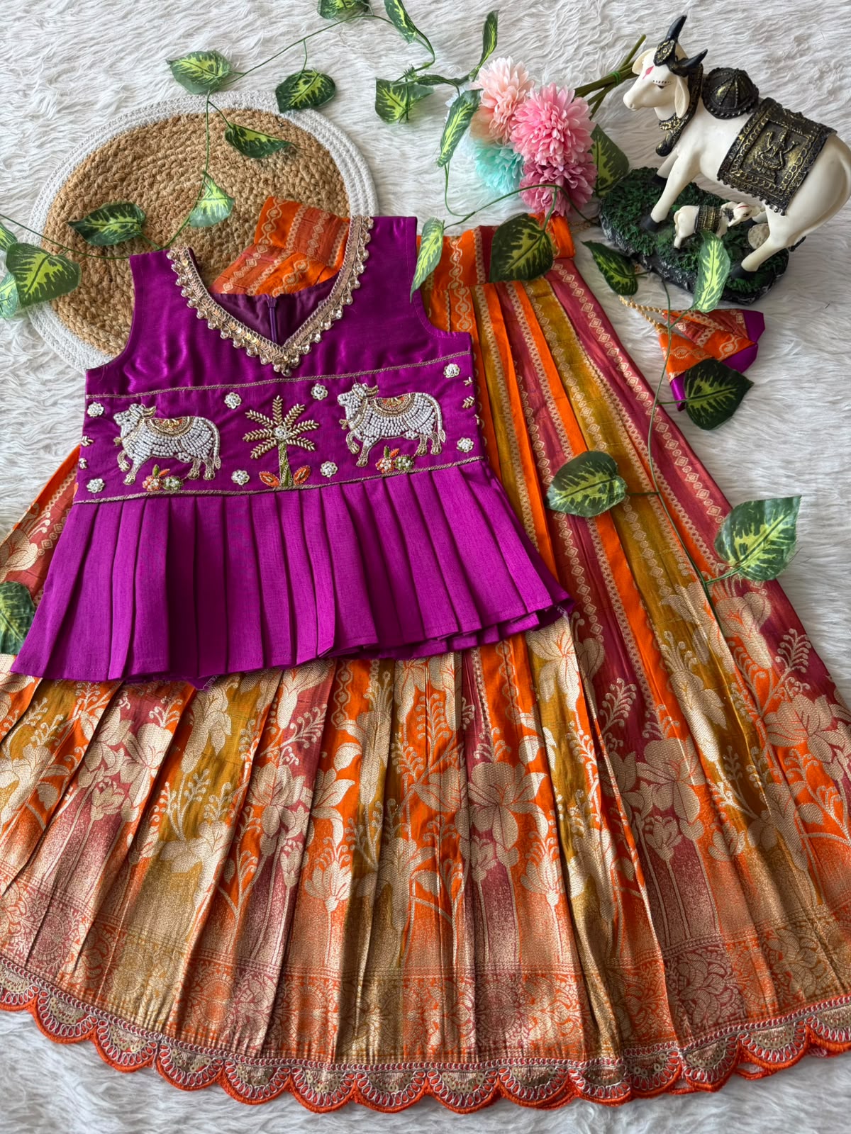 Maharani Kids Pattu Pavadai
