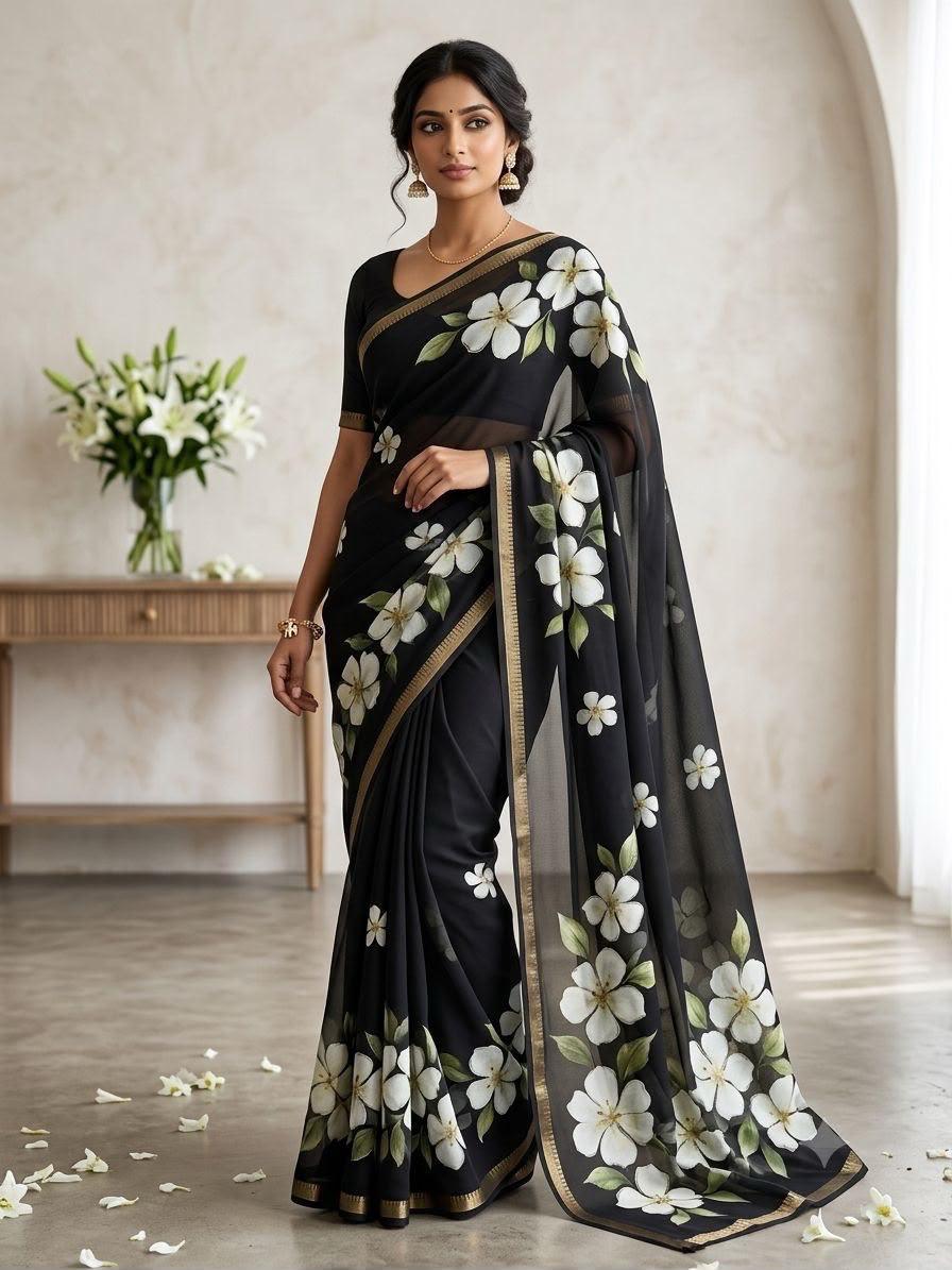 Marshmallow Sarees