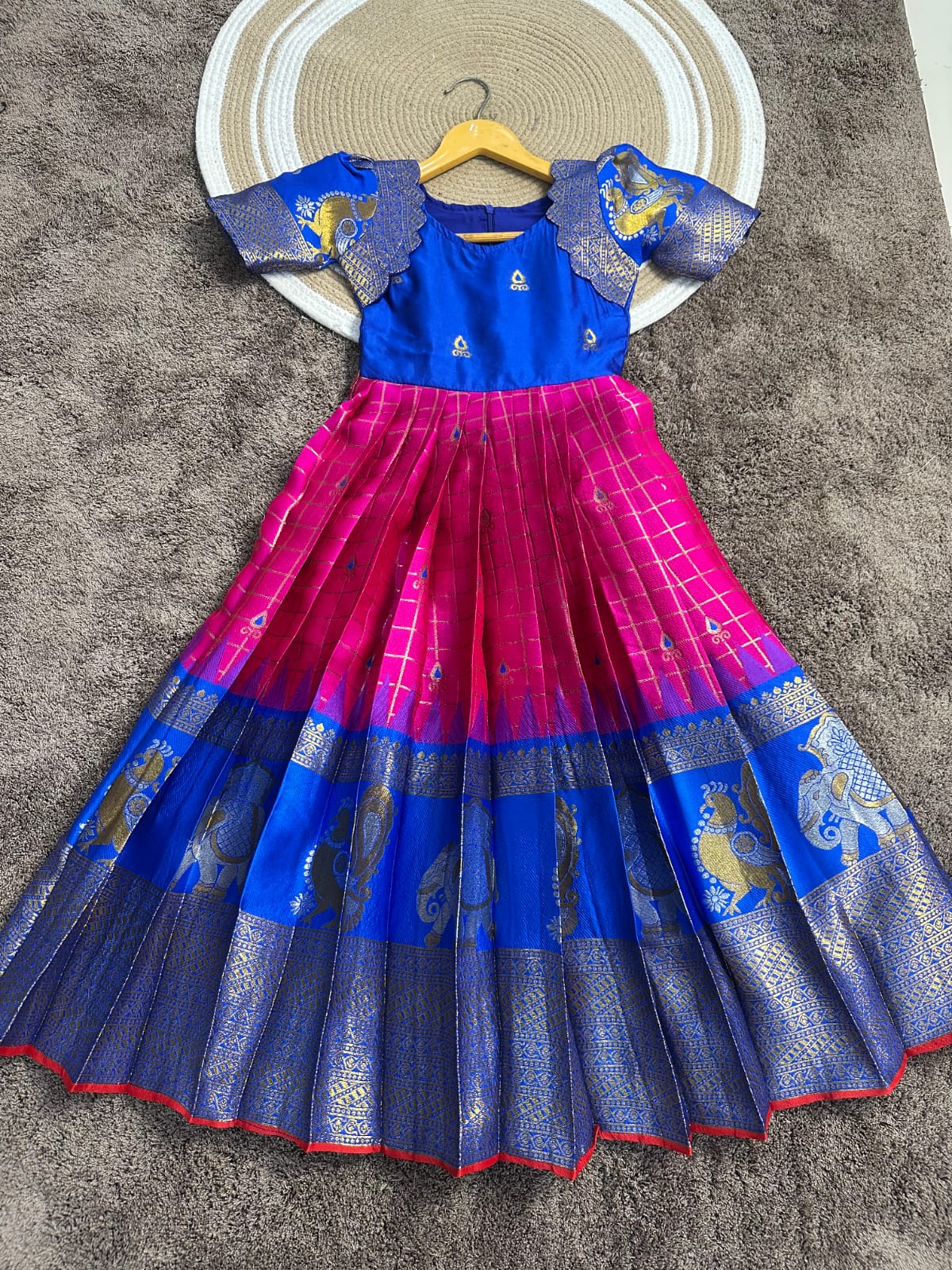 Meenakshi Silk Kids Gown