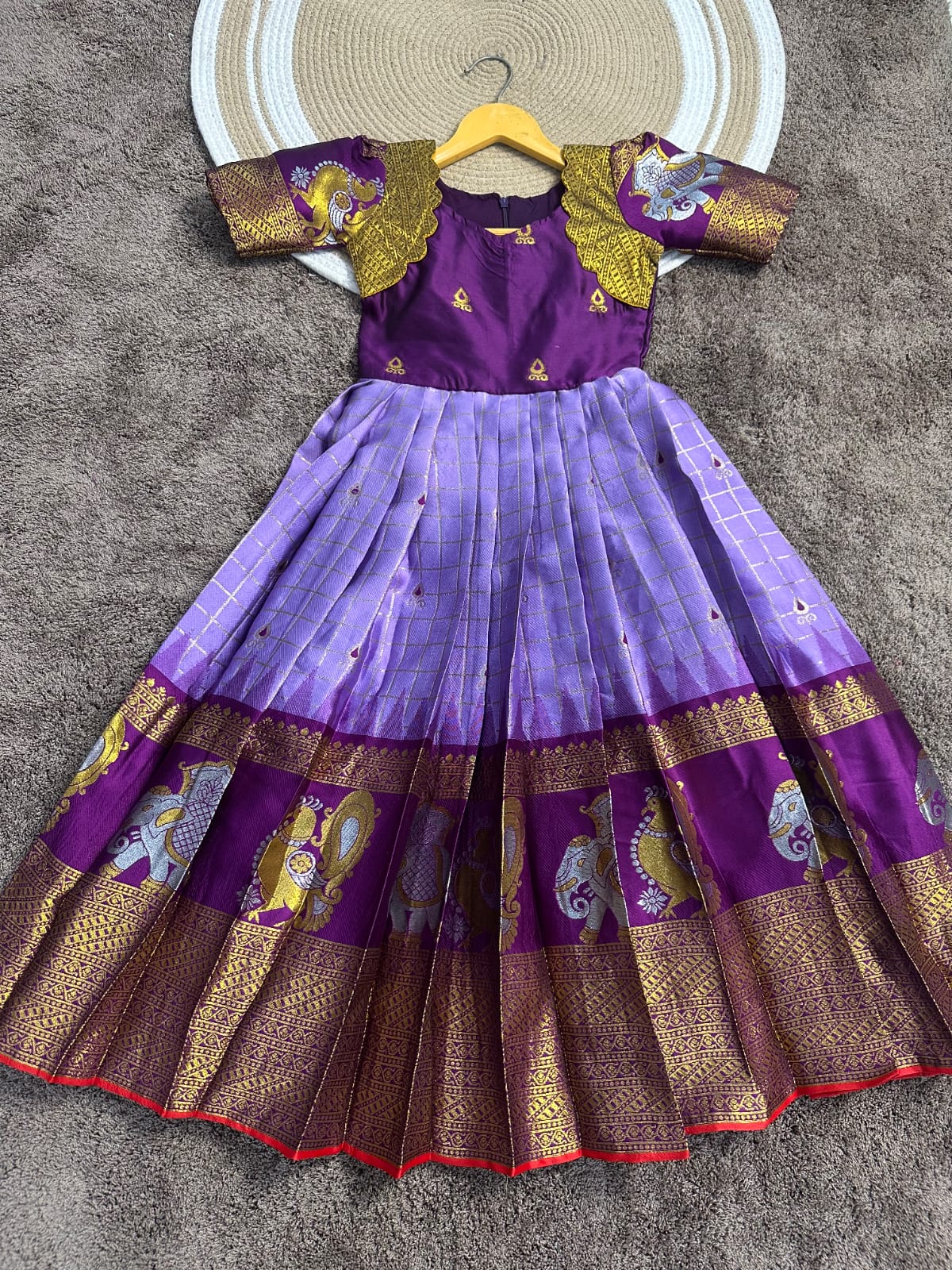 Meenakshi Silk Kids Gown