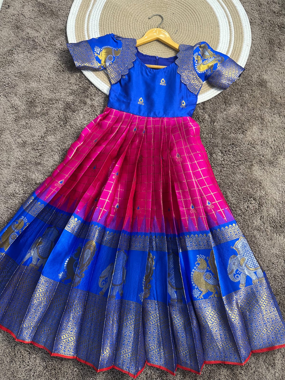 Meenakshi Silk Kids Gown