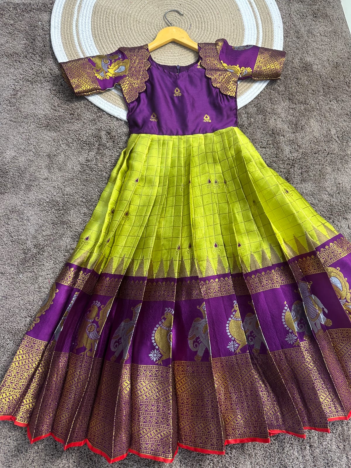 Meenakshi Silk Kids Gown
