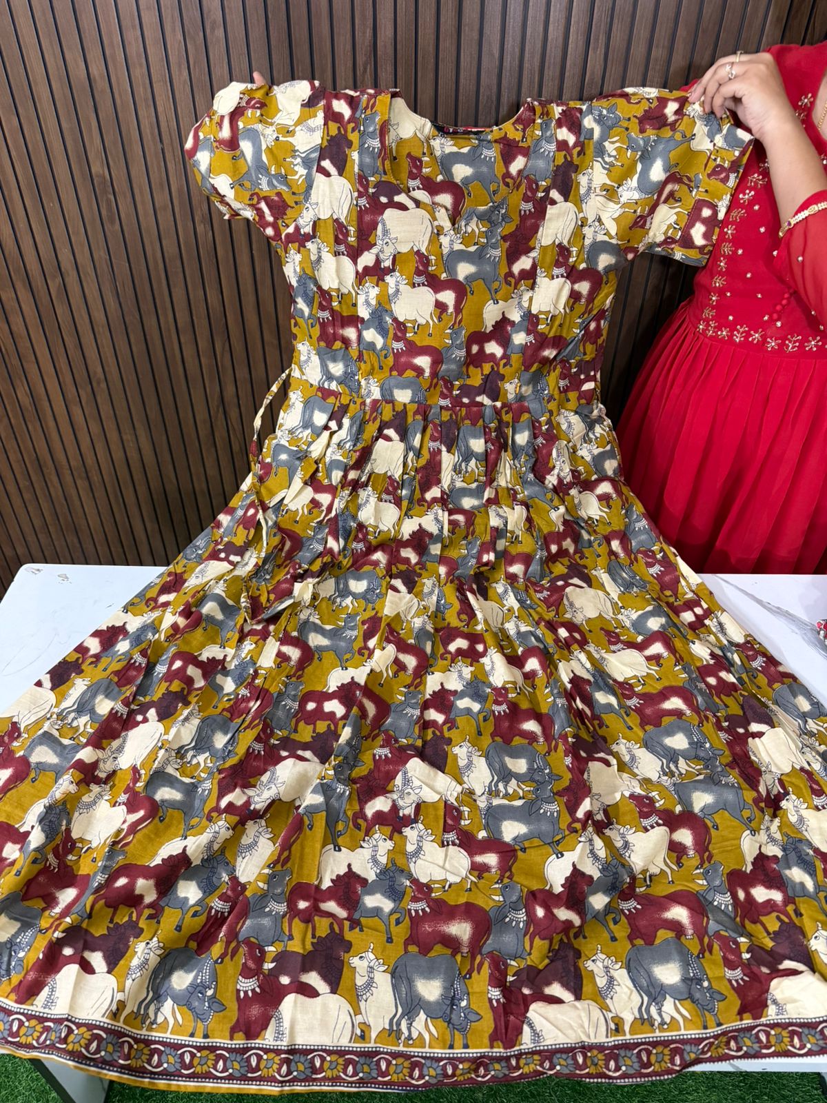 Feeding Kalamkari