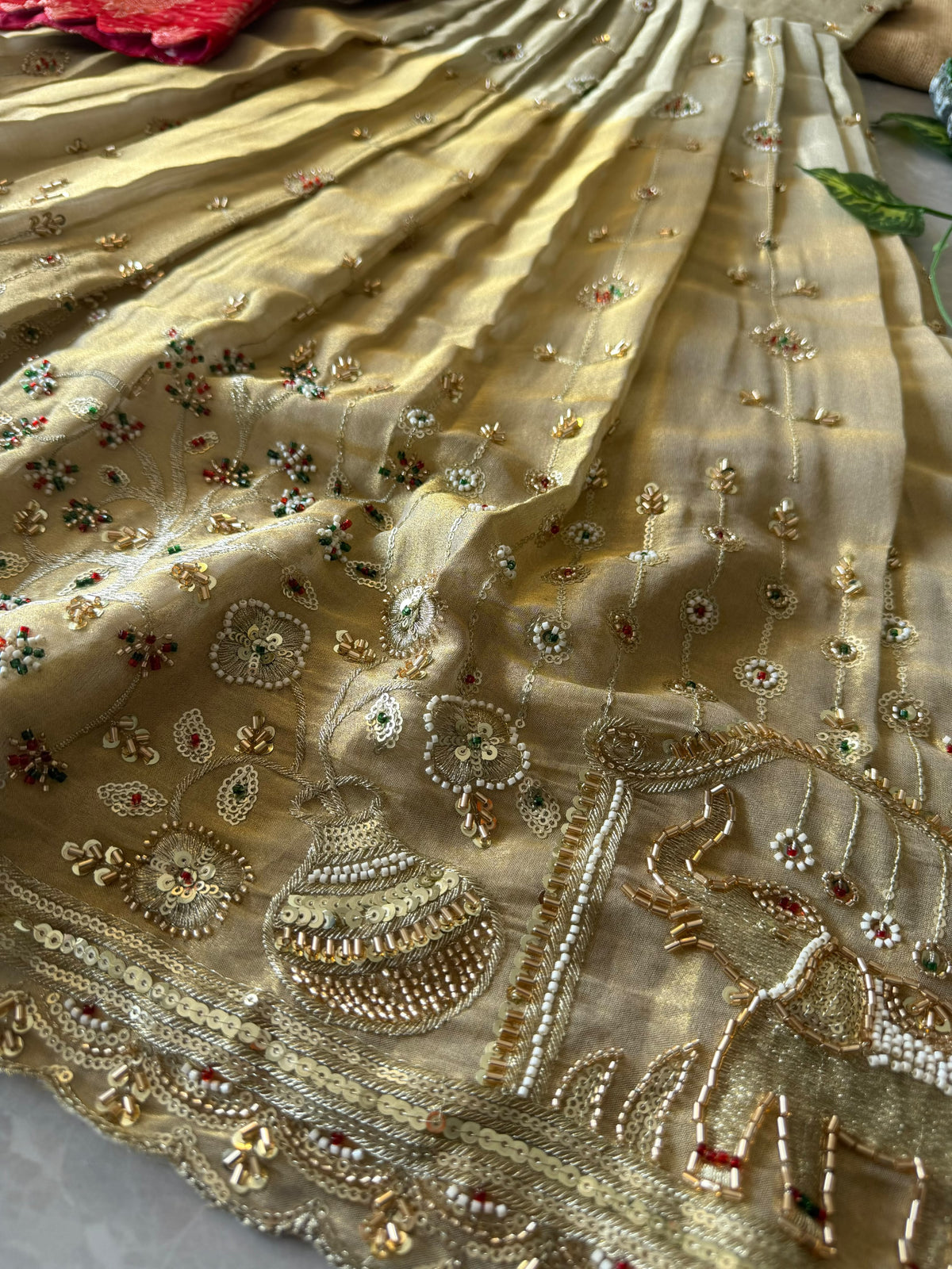 Hasya Kanjivaram Kids Gown with Coat