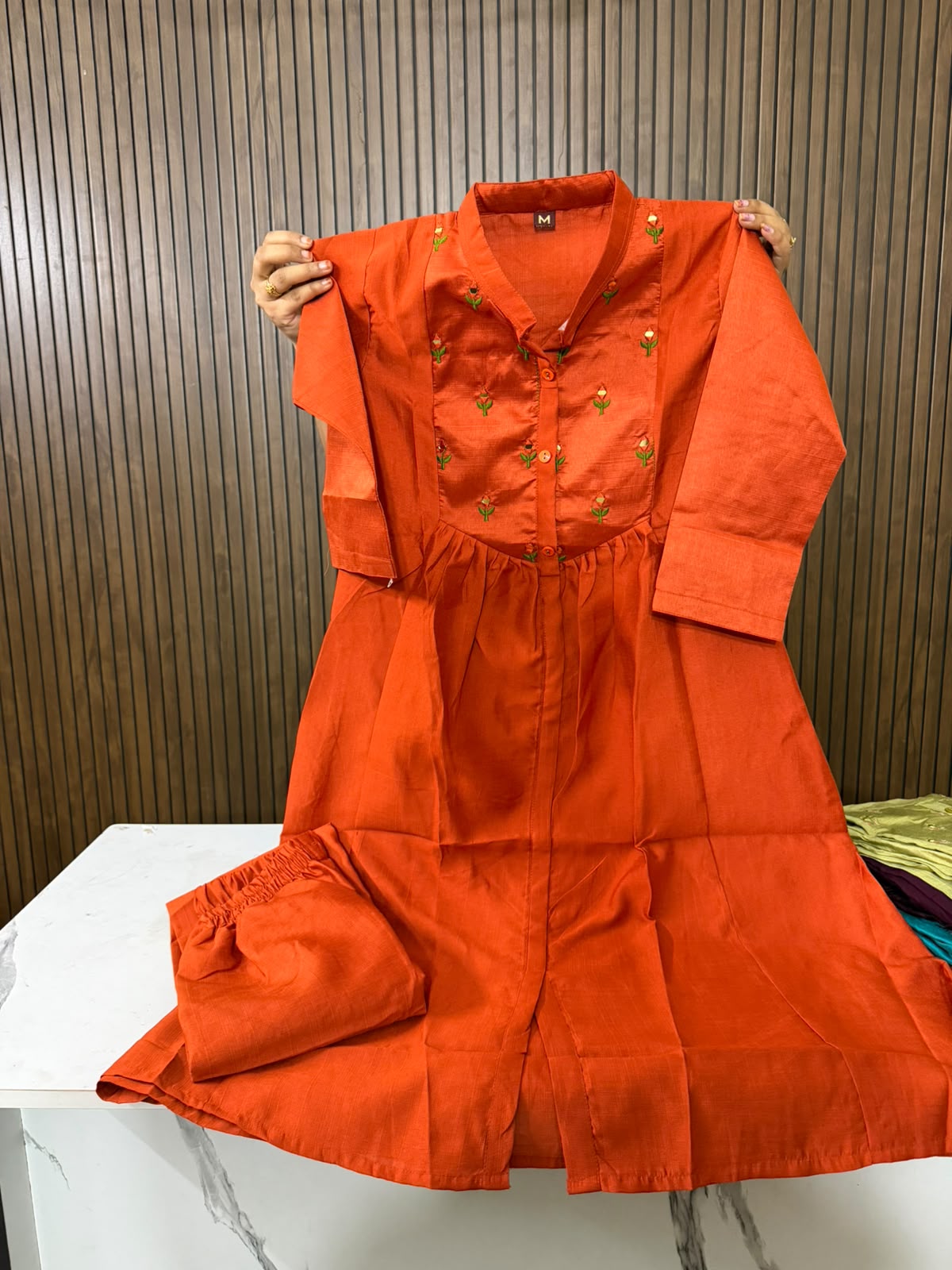 Berlin Fabric Long Frock