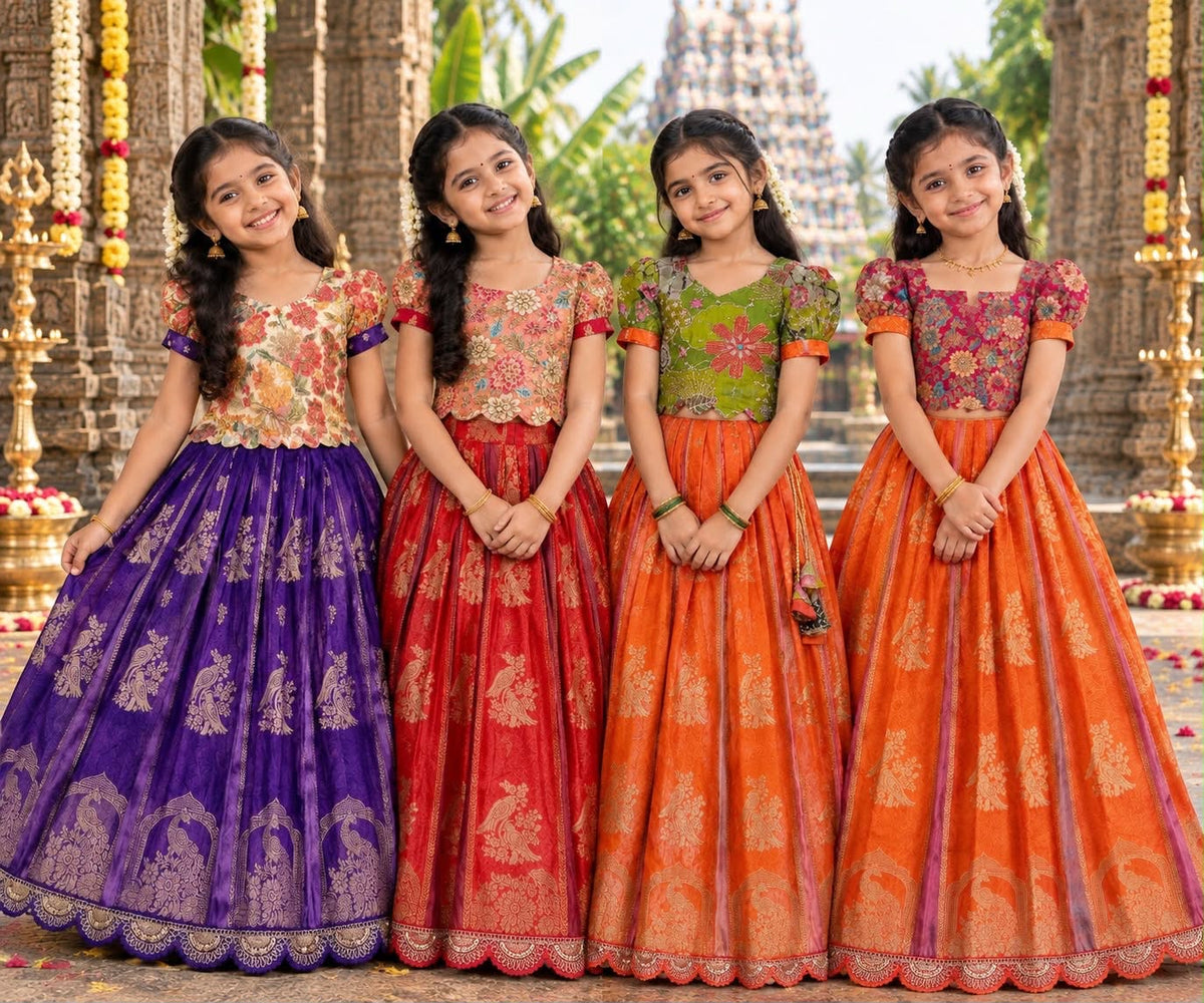 Varshini Georgette Kids Lehenga