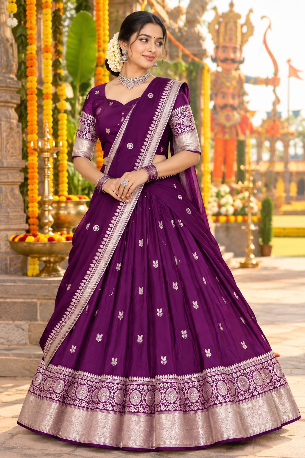 bathukamma 2 lehengas