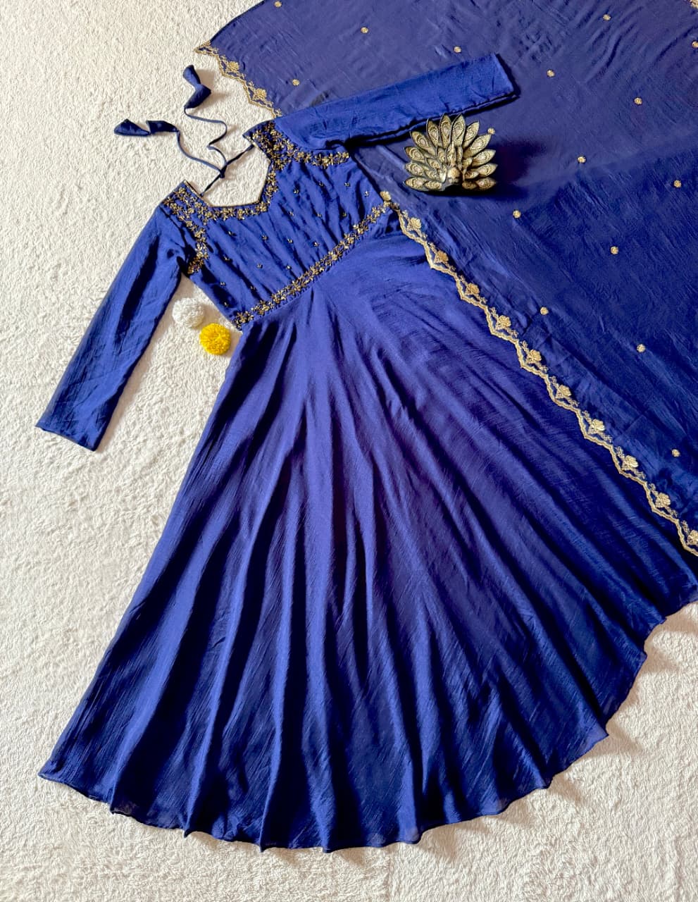 maggam work anarkali