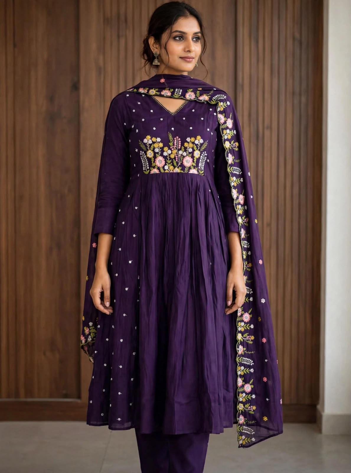 PREMIUM MUL CHANDERI 3-PIECE SET