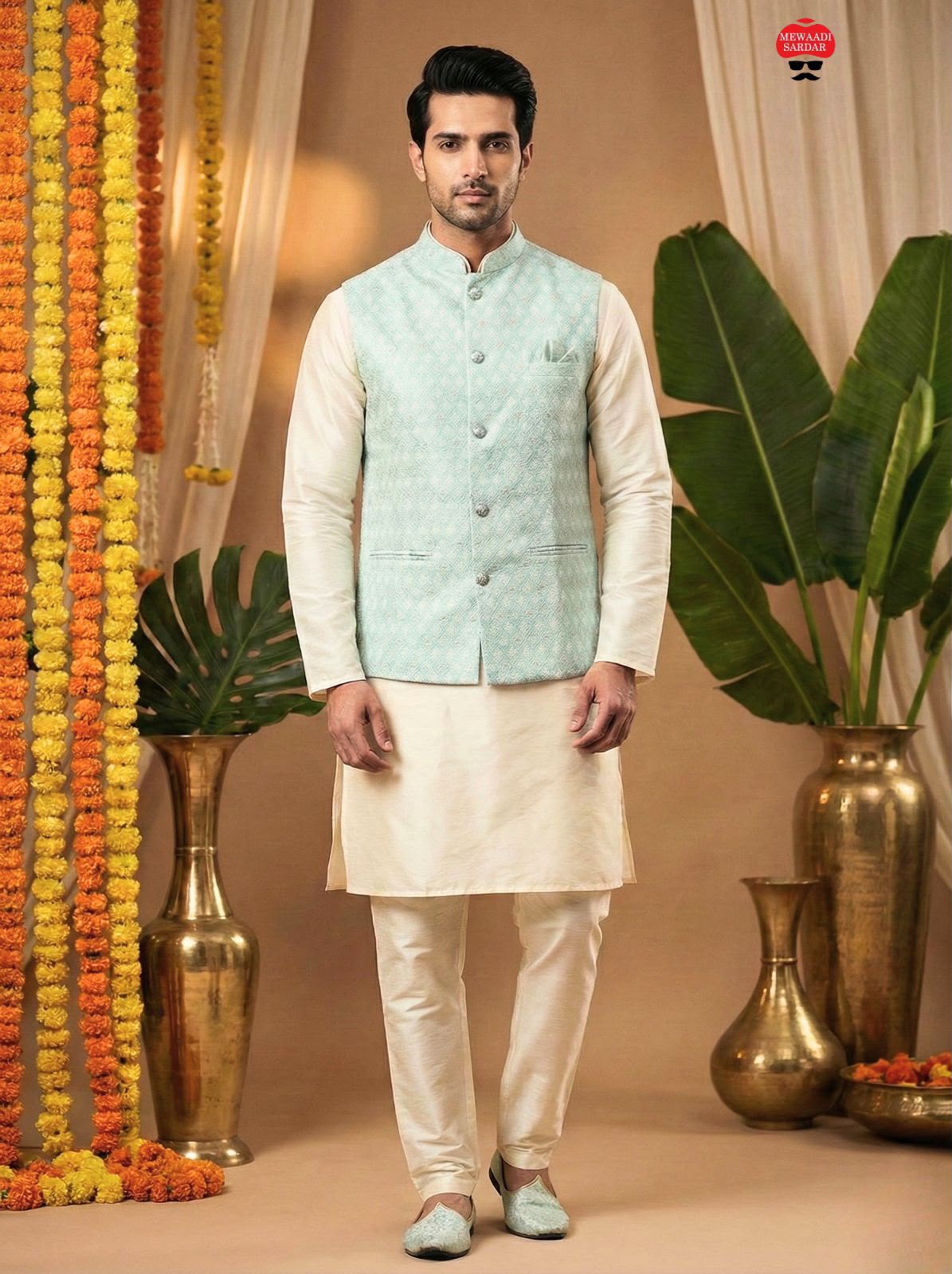 mens kurta pant with coat