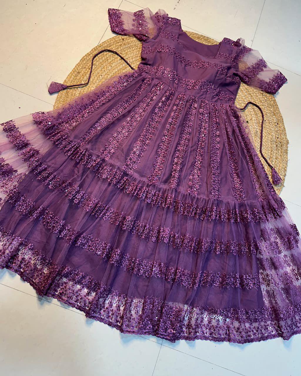 Sequin Work Frocks