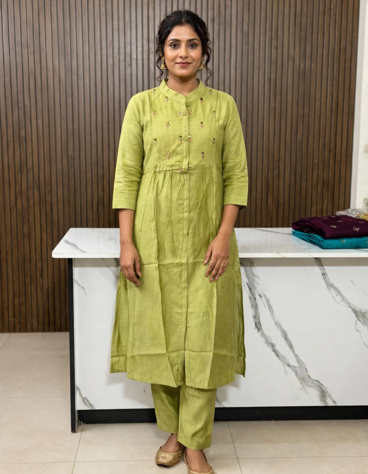 Berlin Fabric Long Frock