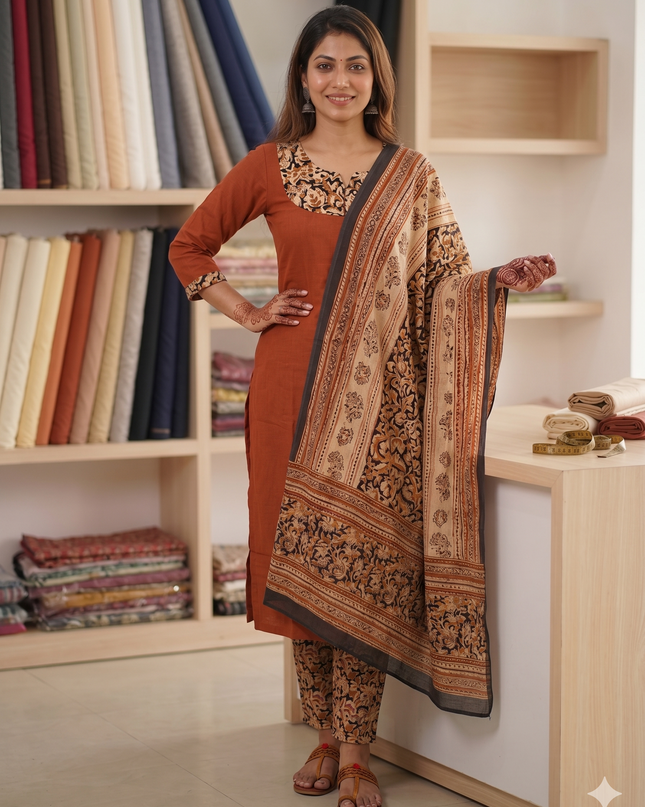 Kalamkari 3 Piece Sets