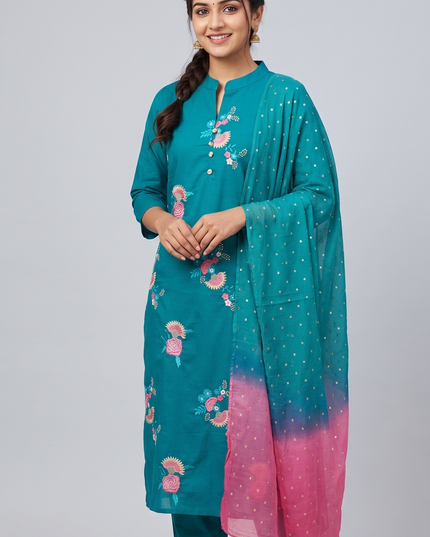 Chinese collar 3 piece sets