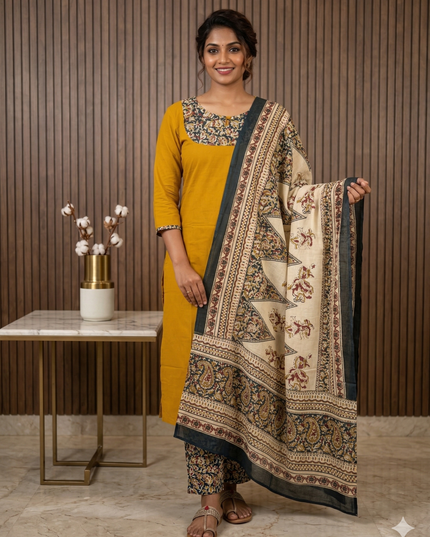 Kalamkari 3 Piece Sets