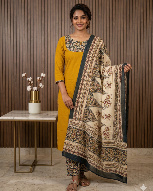 Kalamkari 3 Piece Sets