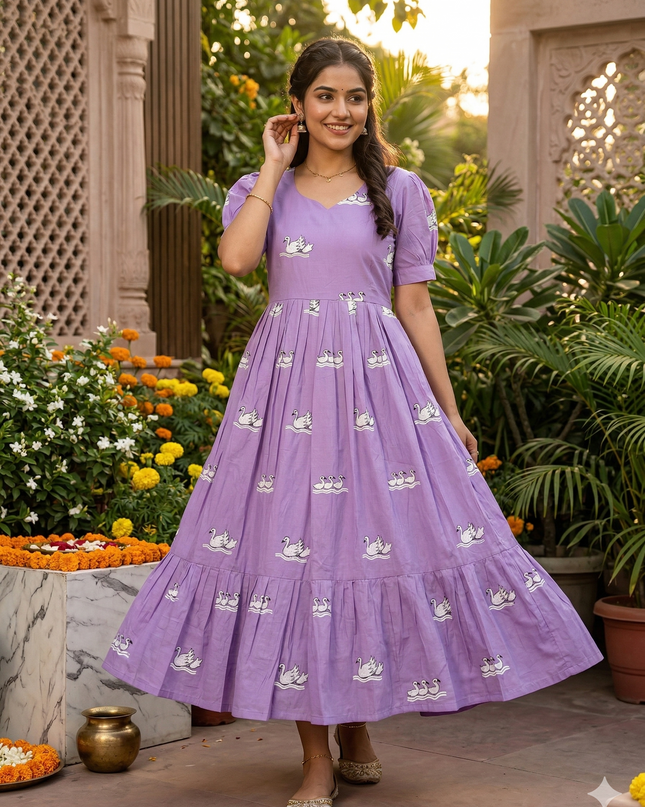 Embroidery Work Frocks