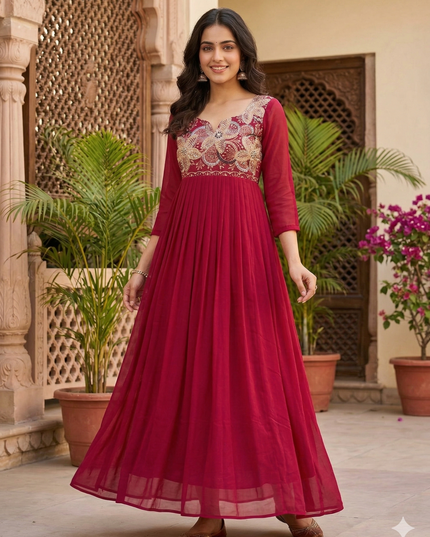 Georgette frocks